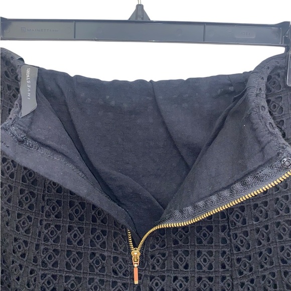 Investments Black **A-Line** Knee **Length Skirt** - Picture 4 of 12